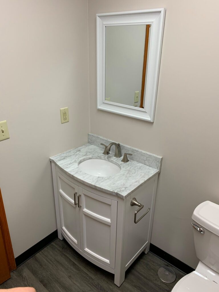 quick commercial bathroom upgrade 2